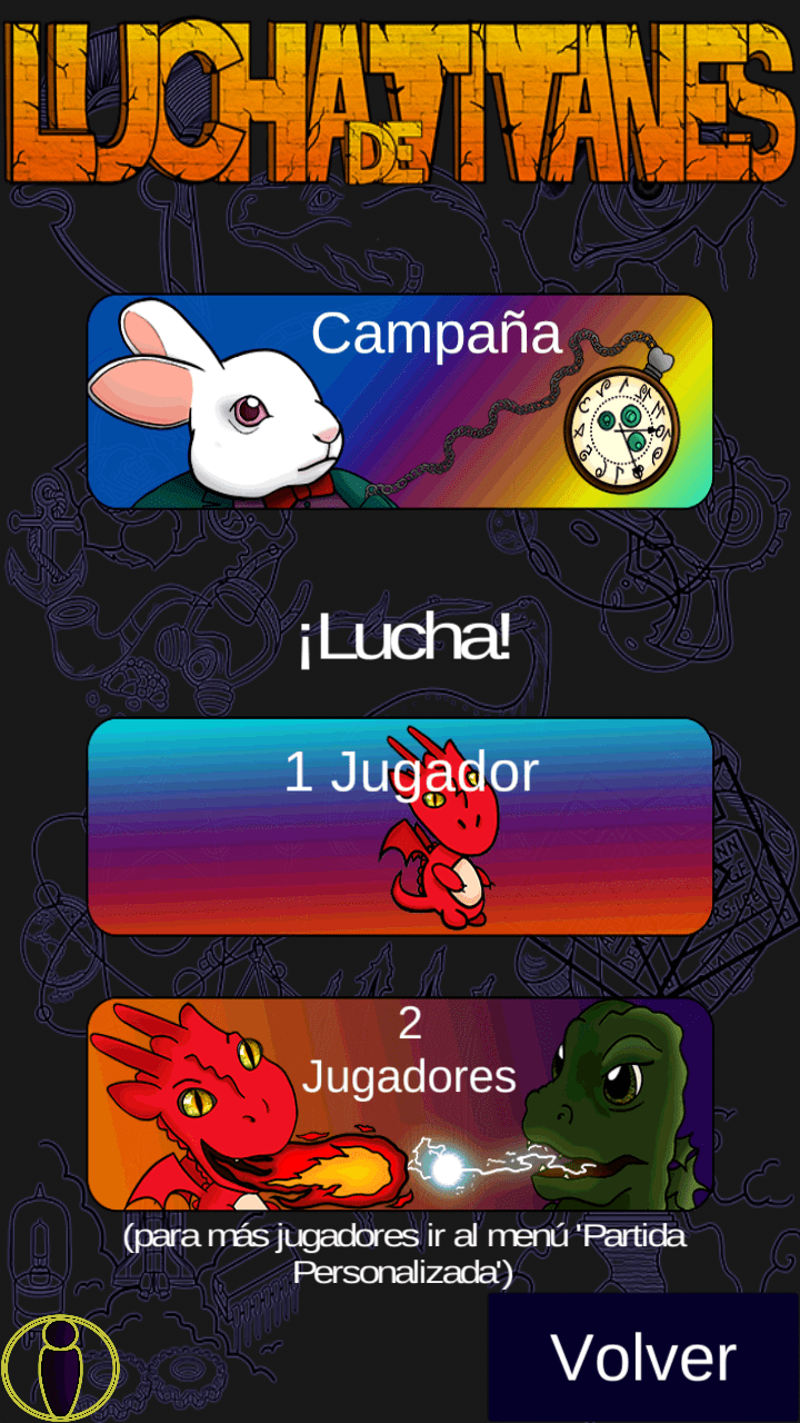 Lucha de Titanes Pantalla juego