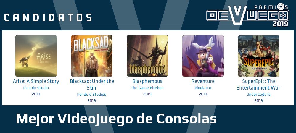 Premios Devuego 2019 Mejor juego consolas