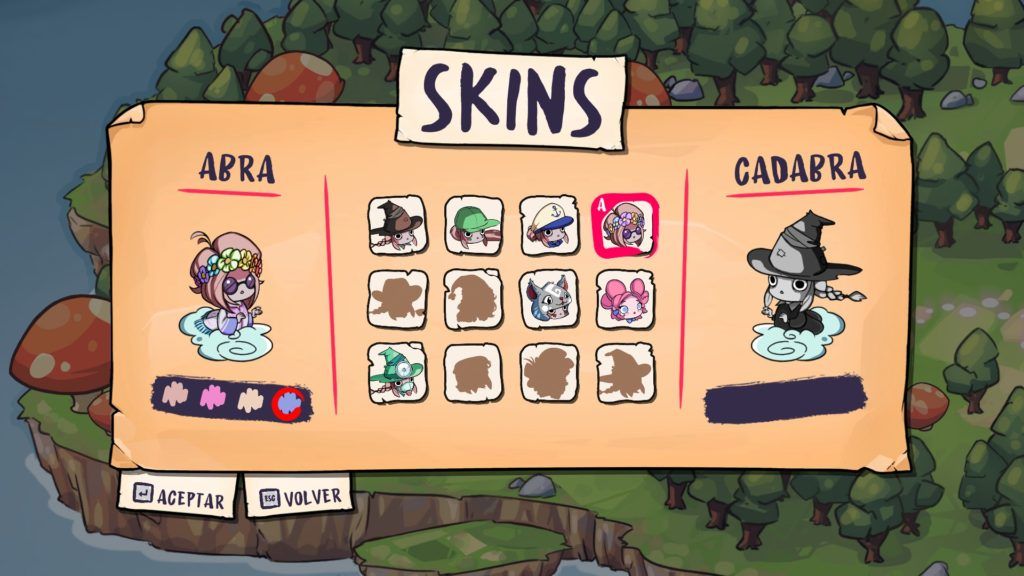 Skins para abra y Cadabra