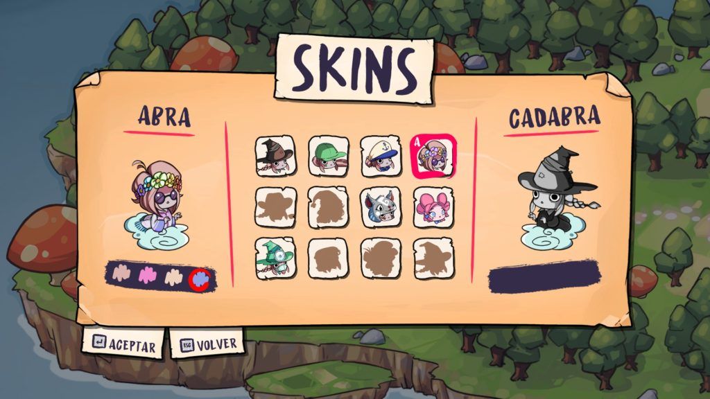  Skins para abra y Cadabra