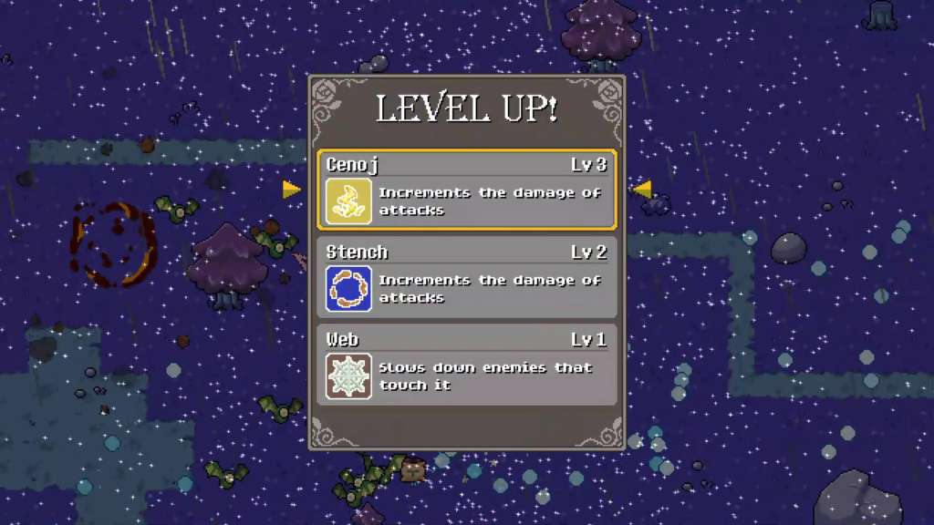 Whispike Survivors level up